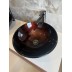 KZ05 BROWN GLASS BASIN